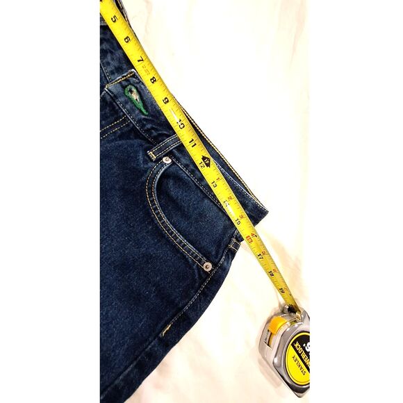 Tommy Jeans Dark Blue Wash Y2K Denim Shorts Womens Sz 11 - Picture 8 of 11